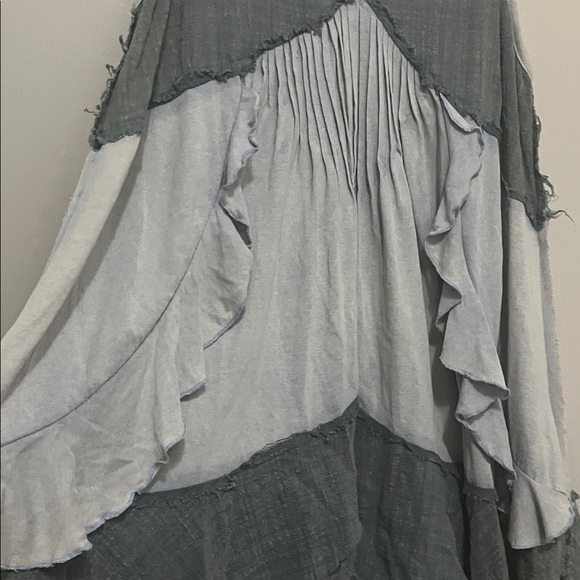 NEW POL Blue Ruffled Tunic Dress - Picture 3 of 5